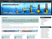 Tablet Screenshot of paletovevoziky.eu